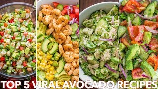 Top 5 MEGA VIRAL Avocado Recipes  Natashas Kitchen [upl. by Wexler]