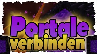 Minecraft Netherportale miteinander verknüpfen Tutorial Grundlagen zum Portalsystem [upl. by Jania365]