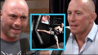 Joe Rogan  GSP on Joes Turning SideKick [upl. by Corly]