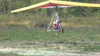 Powered Hang Gliding style of JAPAN PRONE type class 1avi [upl. by Iel403]