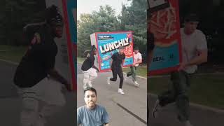 Lunchly run big bigger then biggest with MrBeast satisfying chocolate MrBeast reaction [upl. by Allen]