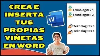 🟢Cómo CREAR e INSERTAR Tus Viñetas en Word💥 [upl. by Newnorb]