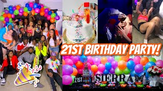 MY 21ST BIRTHDAY PARTY VLOG [upl. by Beuthel799]