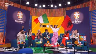 Michela Giraud presenta il cast dellAltra Nazionale  Gli EuroPlay  Italia  Albania 15062024 [upl. by Hoes262]