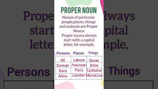 Proper Noun shorts [upl. by Gladys]