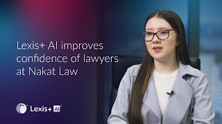 Lexis AI is a game changer for Nakat law [upl. by Laemaj]