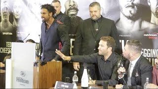 INTENSE DAVID HAYE V TONY BELLEW  FULL PRESS CONFERENCE EDDIE HEARN DAVIES amp MATHEWS [upl. by Charleton]