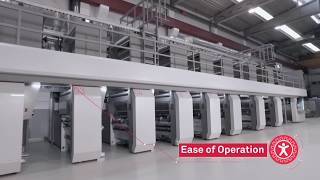 video industriale Bobst 6003 Galliano 2017  video Rotogravure printing  video stampa rotocalco [upl. by Demmer]