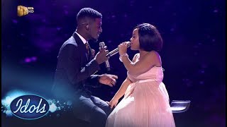 Top 3 Reveal Duets Thando amp Karabo – Idols SA  Mzansi Magic [upl. by Ahsiret]