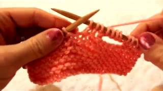 Knitting Tutorial  One Row Buttonhole [upl. by Nwahsiek674]