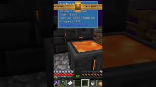 Making Endstone Using a Smeltery in Skyfactory 4 minecraft skyfactory4 tutorial [upl. by Hendren]