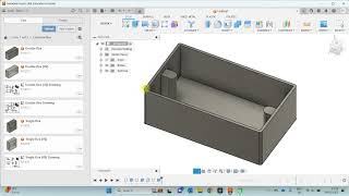 Creating an Electrical Pattress Back Box CAD Model in Fusion 360 [upl. by Darrill]