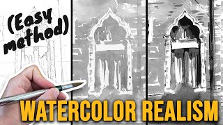 EASY Watercolor Realism  in 3 Simple Steps [upl. by Oiludbo]