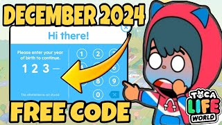 DECEMBER 2024 FREE CODE UNLOCKING ALL HOUSE  Toca Boca  Toca Life World  Toca Boca Free Code [upl. by Yragerg]