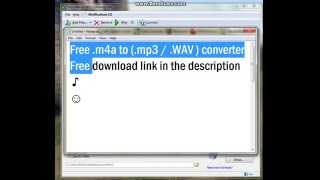 Free m4a to mp3 Converter Download link [upl. by Ynnor595]