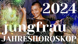 JUNGFRAU 2024 JAHRESHOROSKOP  eine astrologische Energievorschau für ein erfolgreiches 2024 [upl. by Ecirtnuahs]