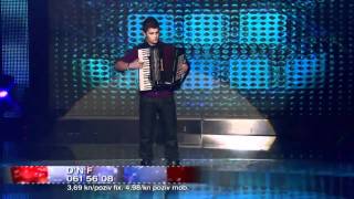 aleksandar olujić super talent finale HD harmonika [upl. by Yartnoed]