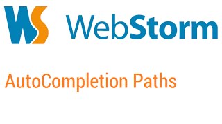 Webstorm AutoCompletion Paths [upl. by Nivk]