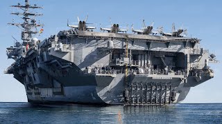 Life Inside World’s Largest 13 Billion  Aircraft Carrier in Middle of the Ocean [upl. by Mail328]