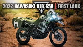 2022 Kawasaki KLR 650  First Look [upl. by Isnyl411]