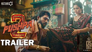 Pushpa 2 The Rule Trailer  Allu Arjun Sreeleela  Sukumar  Rashmika  Fahadh Faasil  DSP [upl. by Rutger]