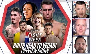 Fight Week Brunson v Till Preview Show  Aspinall Pimblett McCann Shore and Bukauskas hit Vegas [upl. by Amadus824]