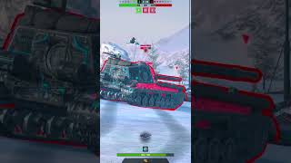 Игрок на Об268 показал как кидать БРЁВНА Tanks Blitz 🔥 wotblitz вотблиц wot blitz tanksblitz [upl. by Rolecnahc]