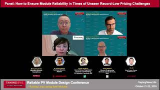 Panel Discussion How to Ensure Module Reliability in Times of Unseen RecordLow Pricing Challenges [upl. by Osyth]