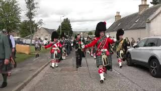 ESCOCIA DESFILE DE GAITEROS Y TAMBORES [upl. by Yrallih]