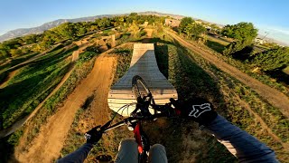 Valmont Bike Park Boulder CO  XL Slopestyle Line  Crash [upl. by Garretson]