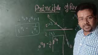 L 9 Principle of reversibility Refractive index of glass with respect to water [upl. by Akered685]