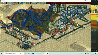 RollerCoaster Tycoon Deluxe Dynamite Dunes part two with seasparkles corner [upl. by Oliy]