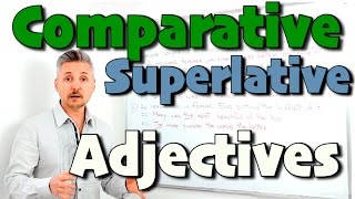 Comparative amp Superlative ADJECTIVES er or est  more than and the most  irregular adjectives [upl. by Ahmed]