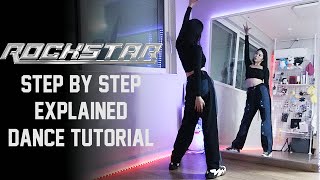 Step by Step LISA  ROCKSTAR Dance Tutorial Full Dance Practice Choreography  EXPLAINED [upl. by Sigmund]