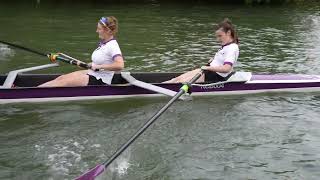 Kings W1 Division 1 Wednesday Cambridge May Bumps 2024 slow motion [upl. by Kristal103]