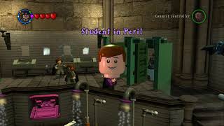 LEGO Harry Potter Years 14  Hogwarts Overworld 100 Guide 10  Great Hall amp Boys Bathroom [upl. by Ayom]