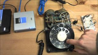 Rotary phone pulse dial to tone DTMF converter [upl. by Tamberg]