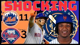 NY Mets CRUSH Phillies 11 3  No Competition [upl. by Edrick]