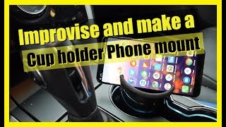 Easy cup holder phone mount for your car [upl. by Llener]