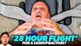 8500 MILES JUST TO GET HIS SPINE CRACKEDquot 😱🤯  Asmr Chiropractic Back Pain  Dr Tubio [upl. by Bord]