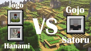 Satoru Gojo VS Jogo amp Hanami  Jujutsu Kaisen Minecraft [upl. by Itin32]