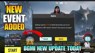 BGMI UPDATE TODAY 😱 35 UPDATE NEW EVENT ADDED IN BGMI  BGMI 35 UPDATE RELEASE DATE [upl. by Huckaby]