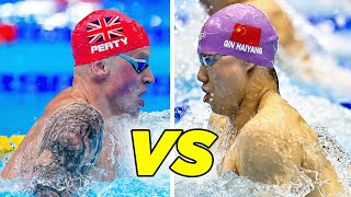 ADAM PEATY vs QIN HAIYANG  Who Is the BEST Breaststroker [upl. by Amye]