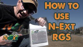 How to Use NExt RGS  Scalping Bermuda Grass  NExt DIY Lawn Care Tips [upl. by Outlaw]