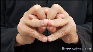 Solar Plexus Chakra Manipura Mudra Variations Tutorial  Three Vajras [upl. by Ashwell]