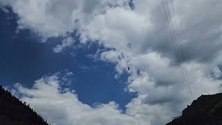 4th of July Parade 2023 F16 Jet Fly Over Ouray Colorado [upl. by Anelrats872]