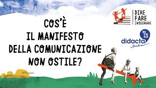 Cosè il Manifesto della comunicazione non ostile [upl. by Kcirddor]