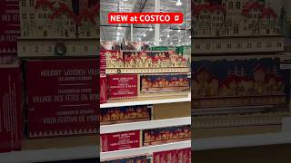 new at costco🇨🇦 holiday wooden village led advent calendar [upl. by Weiler]