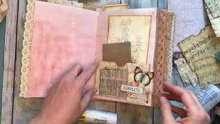 10 Adding Some Easy Pockets to the Junk Journal [upl. by Niwhsa]