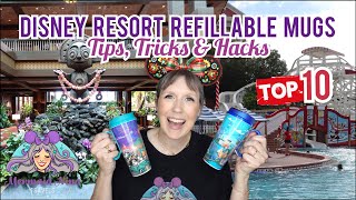 Disney World Tips and Tricks 2024  Refillable MUGS [upl. by Onitsuaf]